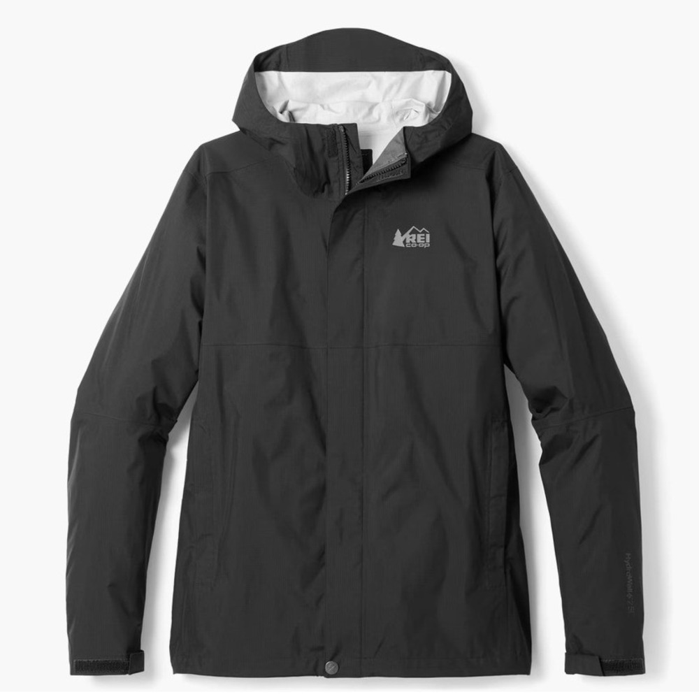 REI Co-op Rainier Rain Jacket Mineral Moss Large New With Tags